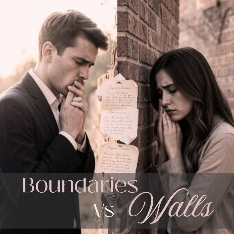 Boundaries vs walls: The difference is the foundation every woman needs before she can set limits with confidence in her relationship