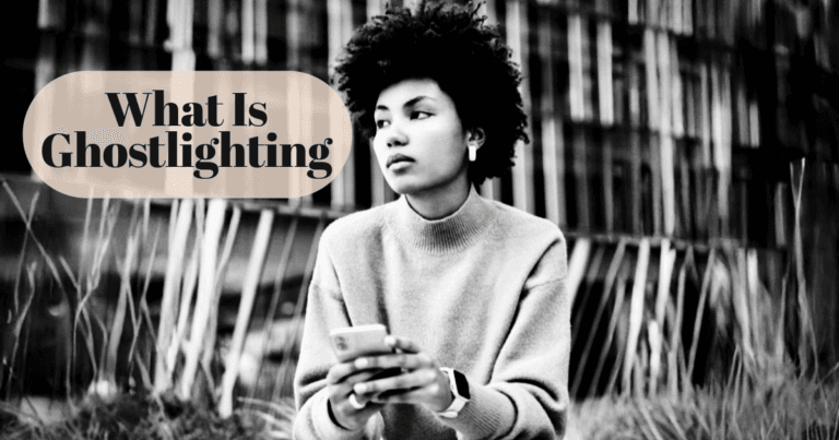 Emotionally distressed woman looking at unanswered messages showing ghostlighting in modern dating