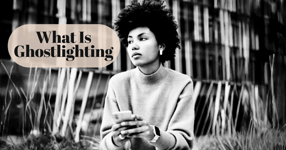 Emotionally distressed woman looking at unanswered messages showing ghostlighting in modern dating