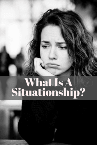 Emotionally distant couple showing confusion and uncertainty in a situationship