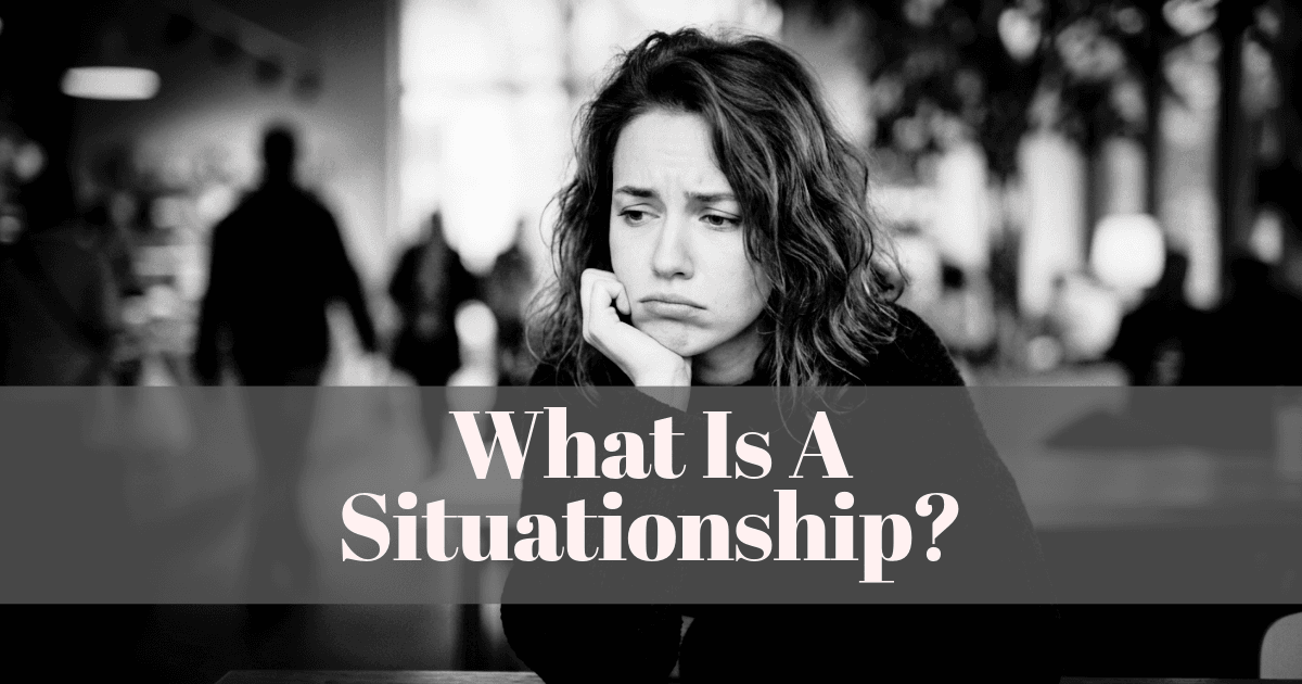 Emotionally distant couple showing confusion and uncertainty in a situationship