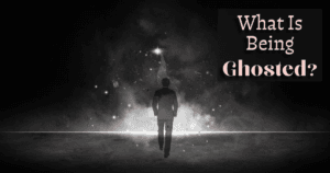 A man fading away, symbolizing being ghosted in a relationship and the emotional pain of sudden disconnection.