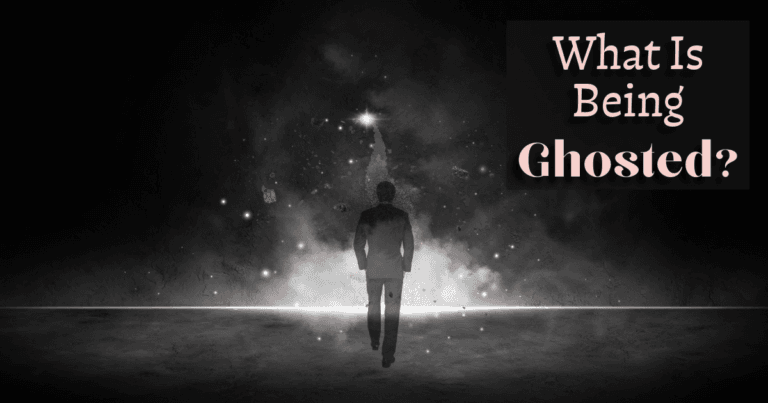 A man fading away, symbolizing being ghosted in a relationship and the emotional pain of sudden disconnection.