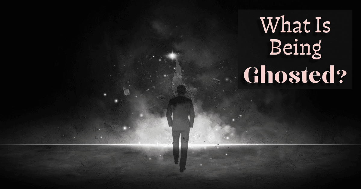 A man fading away, symbolizing being ghosted in a relationship and the emotional pain of sudden disconnection.